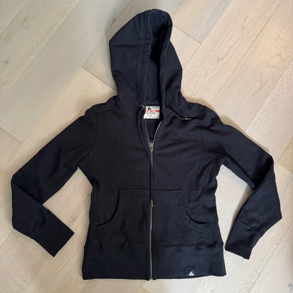 American Giant Black Women's Classic Full Zip Hoodie - Picture 3 of 7